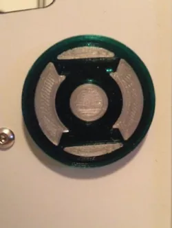 Green Lantern Emblem (35 mm Diameter x 3 mm Thick)