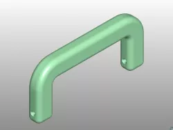 Guitar case handle
