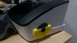 Holder for CD label tool for Brother label printer