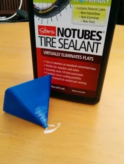 Inner tube sealant funnel