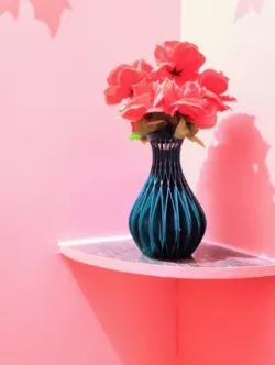 INTER CROSS SPIRAL FLOWER VASE