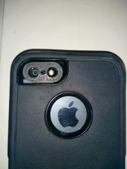 iPhone 5 Otterbox Defender Series Laser Pointer Lens Holder for Macro Photography 