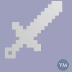 Keychain_pickaxe/sword to customize