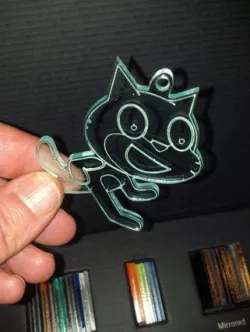Laser Cut Scratch Cat