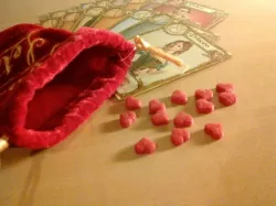 Love Letter heart tokens