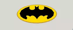LOW POLY BATMAN SIGN