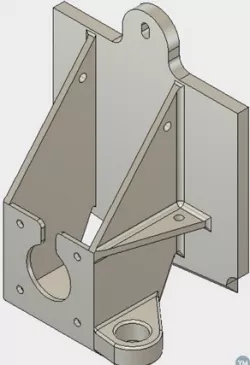 Lulzbot Taz e3D Titan Aero Mount