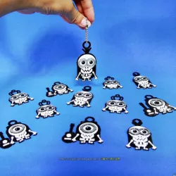 Minions Keychain / Magnets - Skull / Skeleton Version