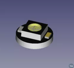 Modelo FreeCad LED RGB de NEOPIXEL