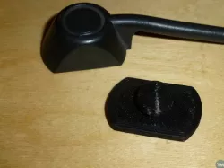 Mounting plate for Cycleaware Reflex bicycle helmet mirror