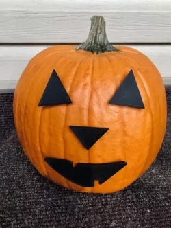 MR. PUMPKIN HEAD/HALLOWEEN JACK O LANTERN FACE/KIDS HALLOWEEN CRAFT