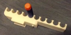 Nerf accessory: 10 dart clip