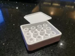 Nozzle box w/sliding lid