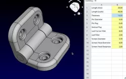 Parametric Print In Place Hinge