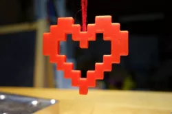 Pixel heart