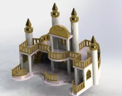 Playmobil like DIY wood Castle