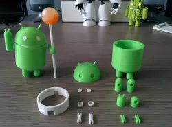 Posable Android Robot