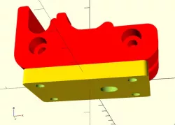 Printrbot extruder bowden attachment