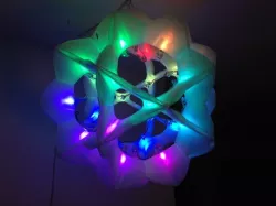 Project Snowflake - 3D Printed LED light sculpture