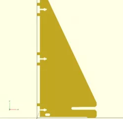 Prusa3 frame (SCAD and DXF)