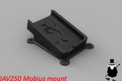 QAV250 Slide in mobius mount (15 deg)