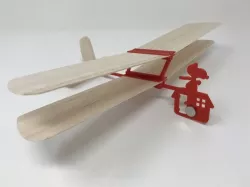 Red Baron II: Hand Launched Biplane Glider