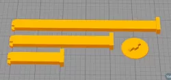 Risers for use with number pawns