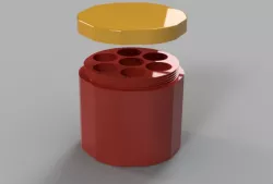 Sealable AA battery box