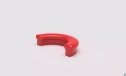 Simple, sturdy handle for kitchen or kids room drawers/doors.