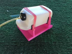Stand for external tank for turbine RC aircraft