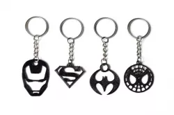 Superhero Keychains