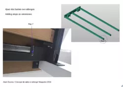 Table Ã  rallonge - Extending table