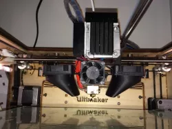 Titan E3D UM Mount for flat nema stepper