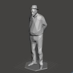 Umarell - Old Figure Motivator Construction Site 3D Print smartworking