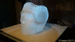 Wireframe Skull Pencil Holder (For The Love of Dog)