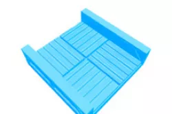 Wood Dungeon Hallway Tile 2x2