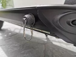Zero 9 e-scooter charging cap, helmet hook, mirror stem