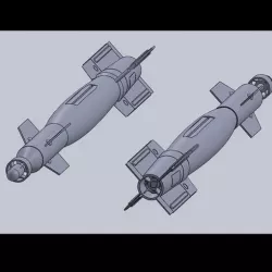 1/10th Scale GBU-12 Paveway II