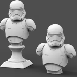 1st Galaxy Trooper Bust Fan Art