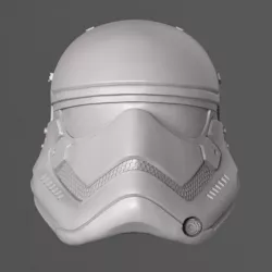 1st Galaxy Trooper Helmet Fan Art 3D print model