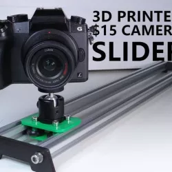 3D Printed $15 Camera Slider