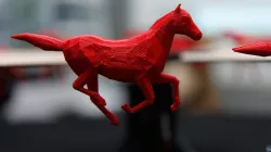3D Zoetrope: Galloping horse