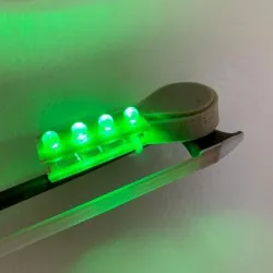 4x LED mount with 2x CR2032 battery case