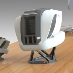 AIRCRAFT FLIGHT SIMULATOR CAE 5000 Series - with MINI SIMULATOR INCLUDED