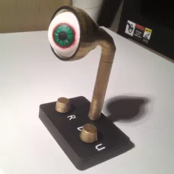Animatronic Eyeball with Manual Controls