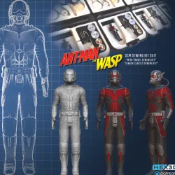 Antman 3cm Suit for SLA printing