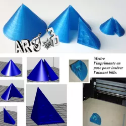 art3d-clb Cone of revolution (3,4,5)