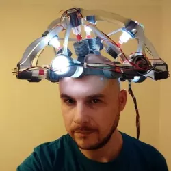 Back to the future mind reading helmet