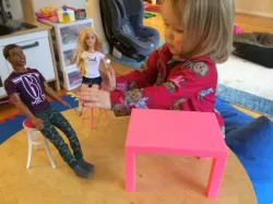 Barbie Table