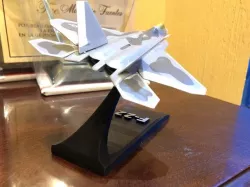 Base for scale model airplane